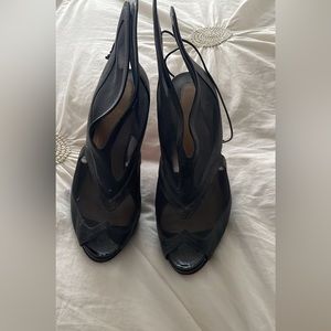 Christian louboutin black heels size 8